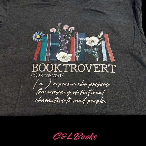 Booktrovert T-Shirt - Picture 1 of 1